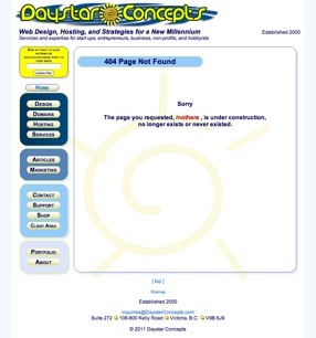 Custom 404 Page Custom 404 Page